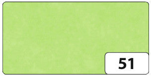 Folia Transparentpapier – 70 × 100 cm, gefalzt, 42 g/m², grün, 25 Bogen, zum Basteln