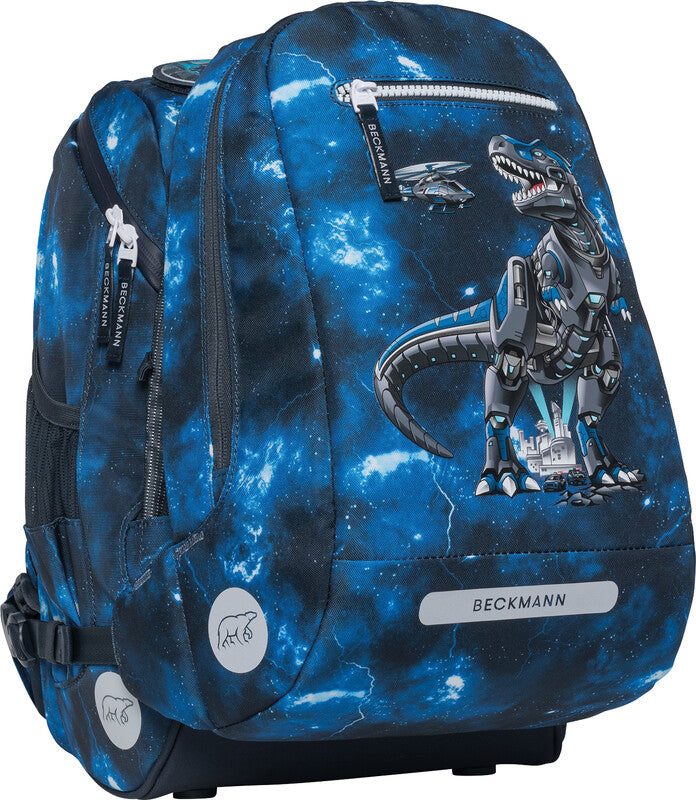 Beckmann Schulrucksack Active Air Flx – Tech Rex – 26,0×39,0×22,0 cm – Recycelte Materialien