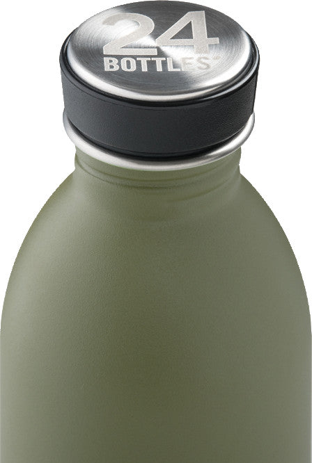 24Bottles Trinkflasche Urban – 5 dl – Edelstahl, Schraubverschluss, auslaufsicher – Salbei