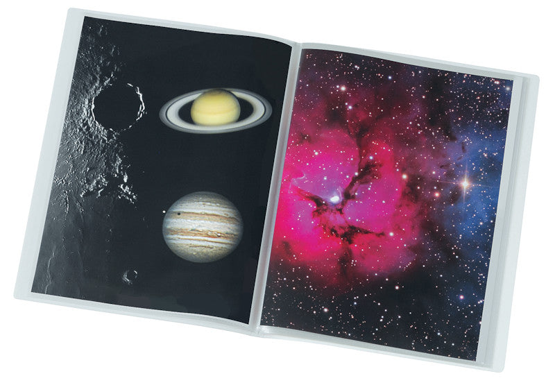 Kolma Sichtbuch – 10 Sichttaschen, A4, mit Fronttasche, glatt, glänzend, weiss, Kunststoff