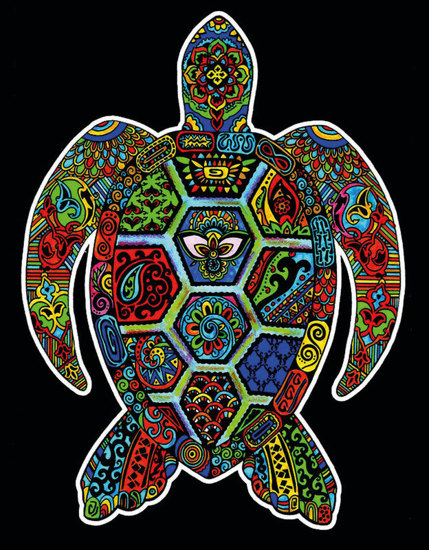 Tataruga Malkarton, Karton, 21 × 29,7 cm, schwarz