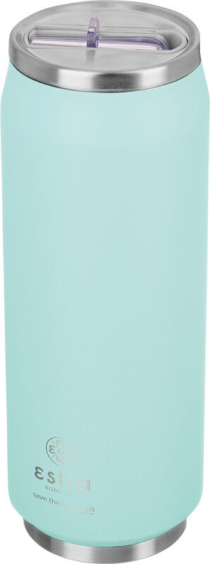 Estia Trinkflasche – 5 dl – Edelstahl, isoliert, Schraubverschluss – Bermuda Green