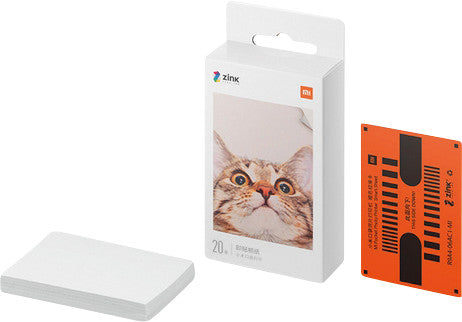 Xiaomi Zero Ink Fotopapier – glänzend, 50 × 76 mm, einseitig – für Xiaomi portablen Fotodrucker