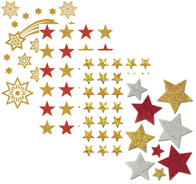 HERMA Schmucketiketten – Merry Christmas – 24 Stück – permanent – Silber