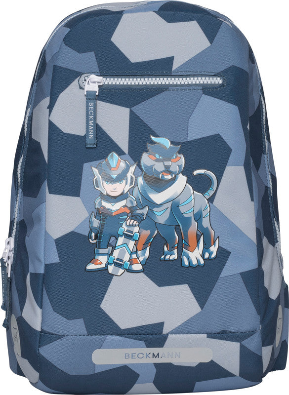 Beckmann Schulrucksack Active Air Flx – 6-teilig – Tiger Race – Recycelte Materialien