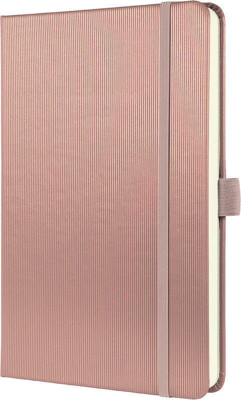 Sigel Notizbuch A5, liniert, Fadenheftung, Hardcover, 194 Seiten, 80 g/m² – rosa