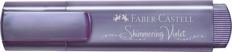 Faber-Castell Textliner 46 Textmarker – Metallic Violett, Keilspitze 1,2–5 mm