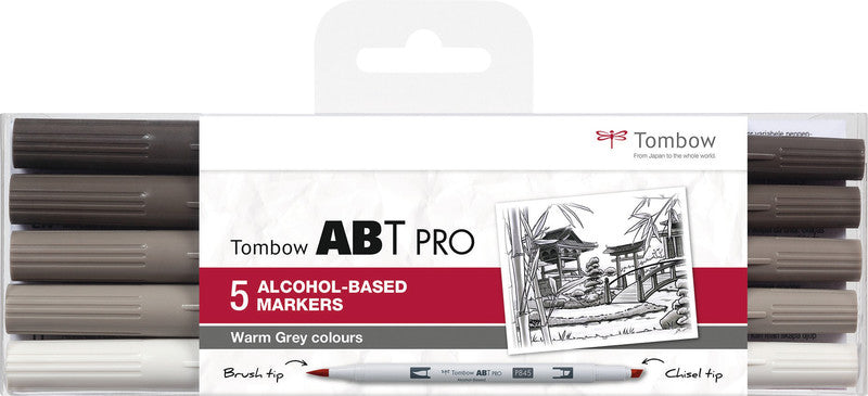 Tombow Filzstifte ABT PRO, 5 Stk.