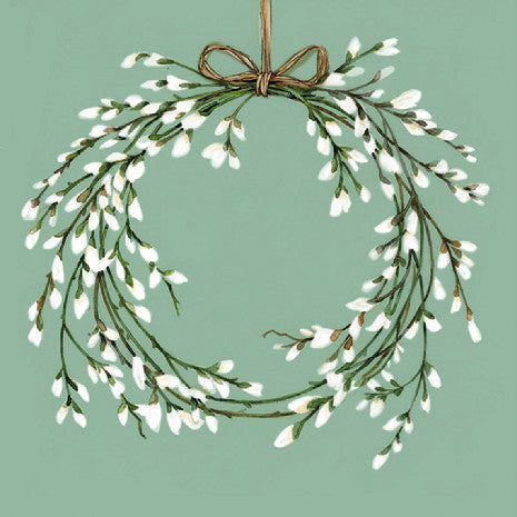 Ppd Servietten Springtime Wreath – 33 × 33 cm – 3-lagig, Tissue – 20 Stk., FSC