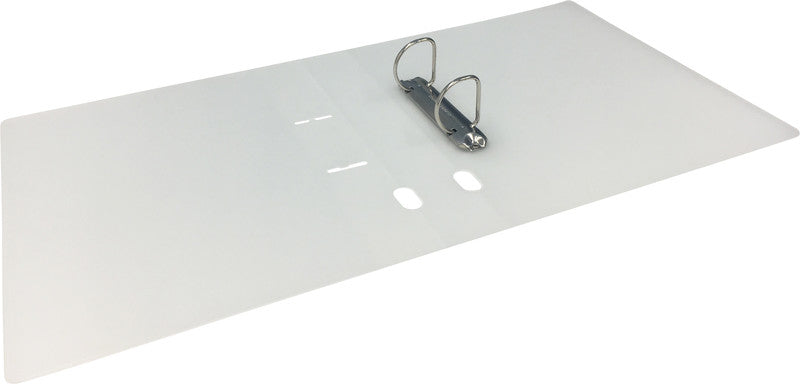 Kolma Ordner Vario – A4 hoch – 2-Ring Bügelmechanik, Ø 40 mm, Rücken 49 mm – transparent, mit Sichttasche