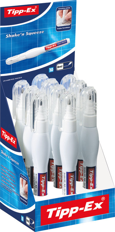 Tipp-Ex – Korrekturstift Shake'n Squeeze – weiss – rund – 8 ml