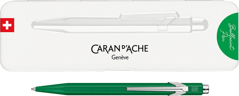 Caran d-Ache Kugelschreiber – Grün, Aluminium