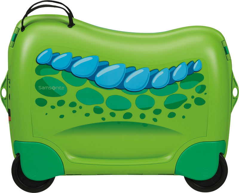 Samsonite Ride-on-Kindertrolley Dream2Go Rider Handgepäck – 30 l, Hartschale, 4 Rollen, Dinosaur D.