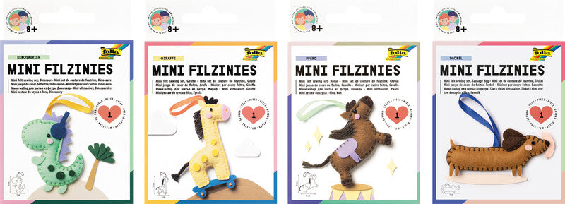 Folia Bastelset Sticken Giraffe – ab 8 Jahren – 142 × 92 × 19 mm