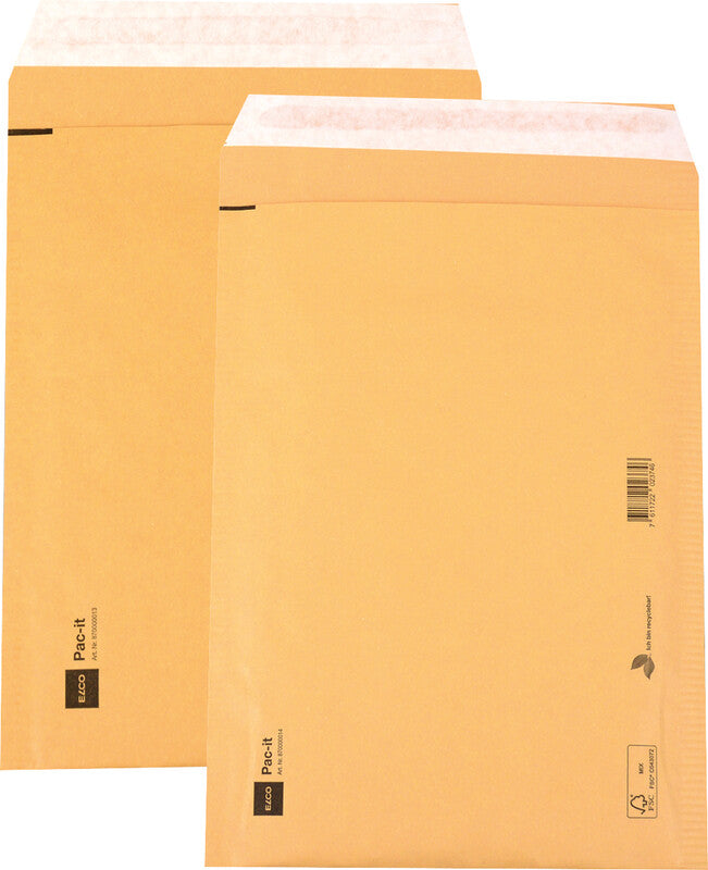 Elco Luftpolstertasche – 170 × 225 mm, braun, selbstklebend – 4 Stück