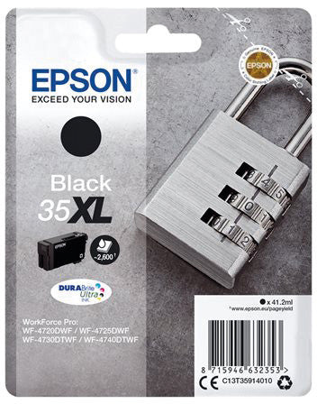 Epson Tintenpatrone 35XL, Schwarz, 2'600 Seiten