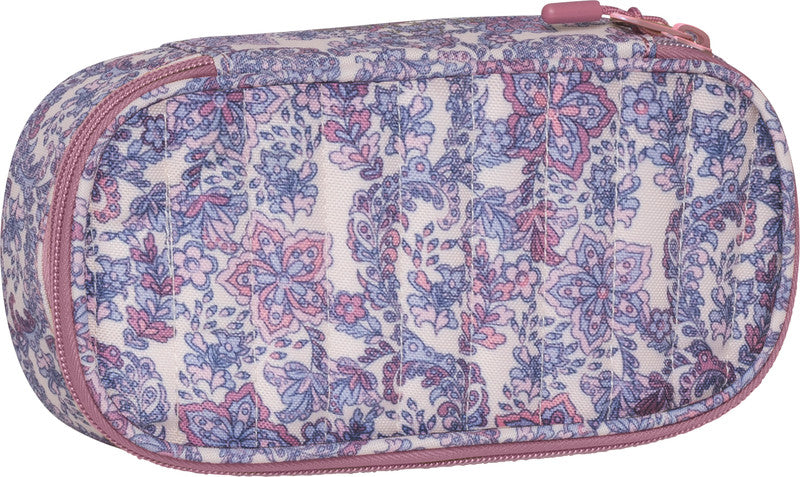 Beckmann Sport Jr. Etui Schlamperetui, leer – Pink Quilt – Kunststoff – 22,0 × 11,0 × 5,0 cm