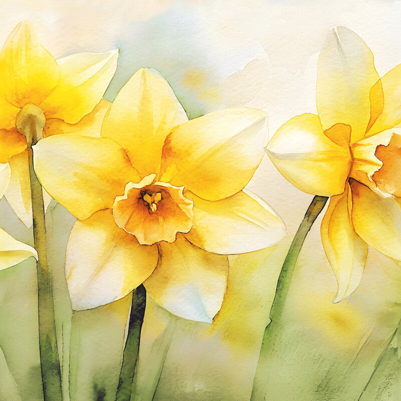 Atelier Servietten Daffodil – 33 × 33 cm – 3-lagig, Tissue – 20 Stk.