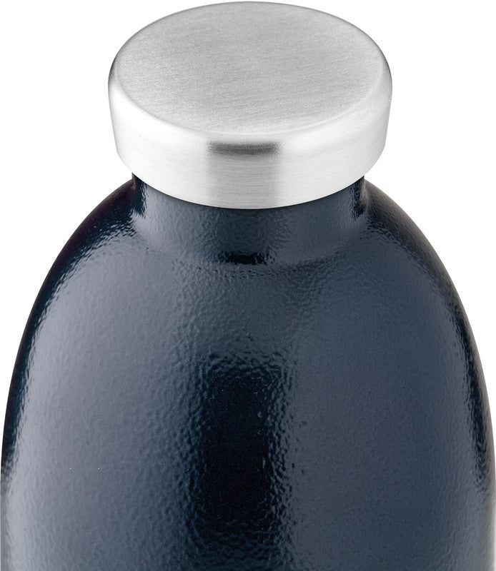 24Bottles Trinkflasche Clima – 8,5 dl – Edelstahl, isoliert, Schraubverschluss – Tiefblau