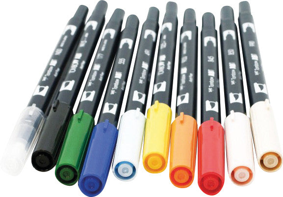 Tombow ABT Filzstifte, auswaschbar, 10 Farben