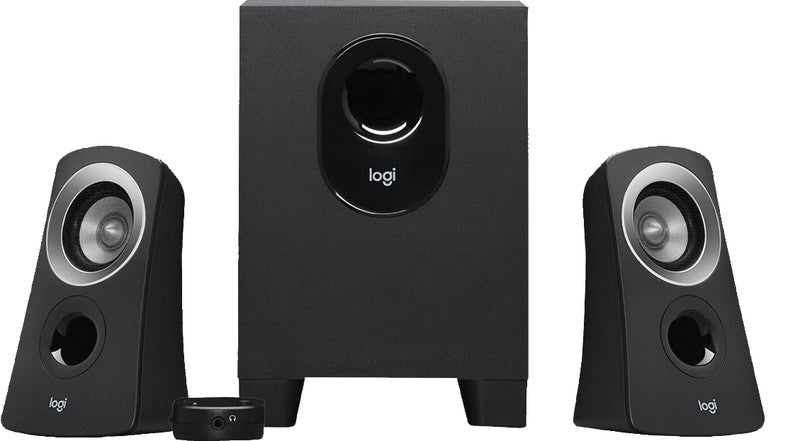 Logitech Z313 – PC-Lautsprecher-Set 2.1 – 25 W, mit Subwoofer, 3,5 mm Klinke, Schwarz