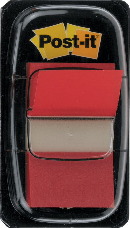 Post-it Indexstreifen – 25,4×43,2 mm – Rot, 2×50 Stück, mit Dispenser