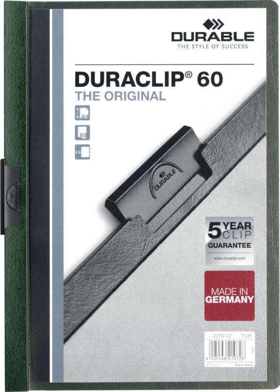 Durable Konferenzmappe – A4, Kunststoff, Petrol