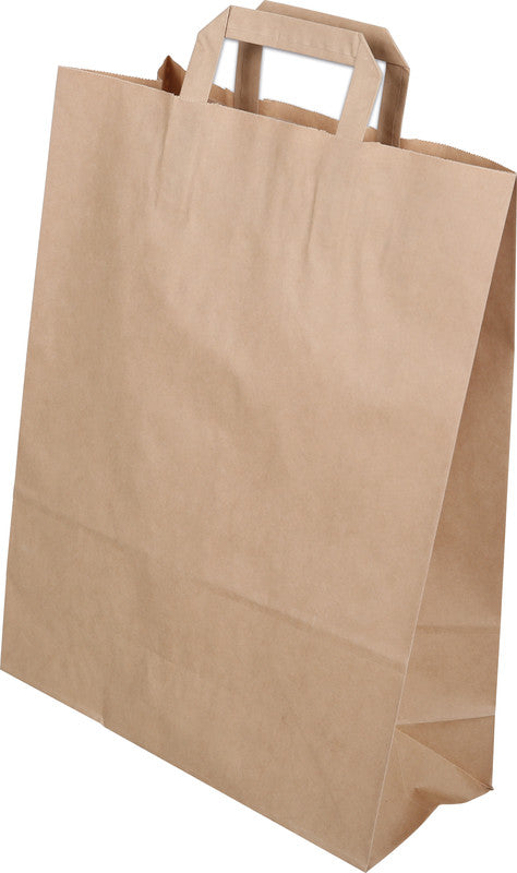 Elco Tragetasche, braun – 320 × 410 × 130 mm – 50 Stk.