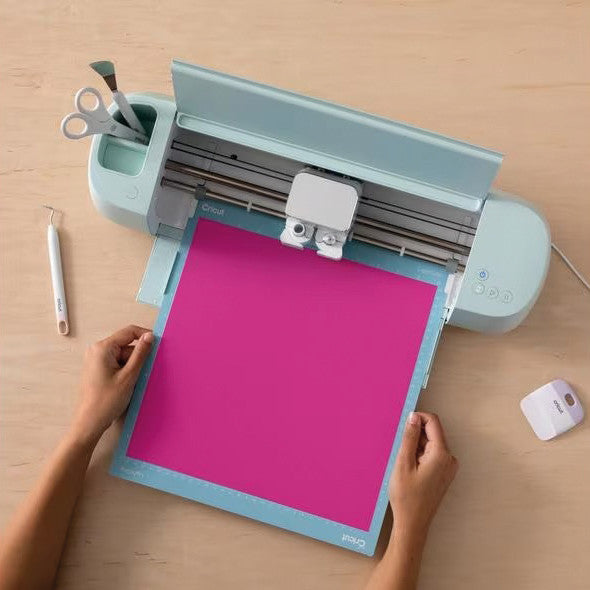 Cricut Glänzende Vinylfolie – Magenta/Hellrosa – 30,0 × 60,0 cm – für Cricut Schneideplotter
