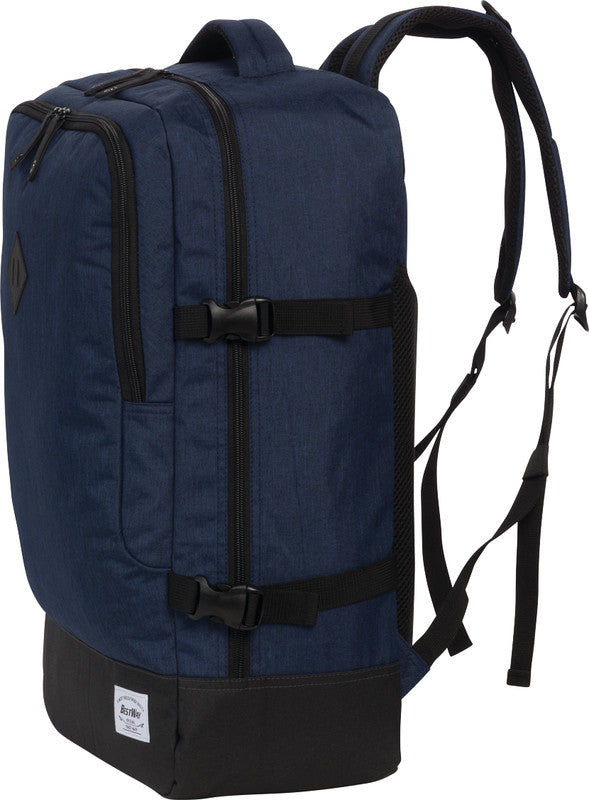Bestway Cabin Pro Notebook-Rucksack – für Notebooks bis 17,3", 40 l, wasserabweisend, Kunststoff, marineblau