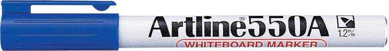 Artline Whiteboard-Marker 550A – Rundspitze 1,2 mm – Blau – Trocken abwischbar