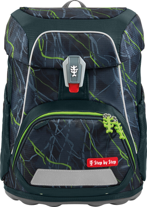 Step by Step Schulrucksack-Set Fit – 5-teilig – Danger Cat Chiko – Umweltfreundliche Verpackung