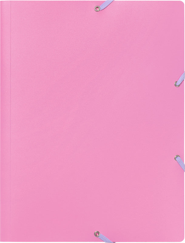 Kolma Sammelmappe für A4, Kunststoff, pink/violett, mit Gummizug