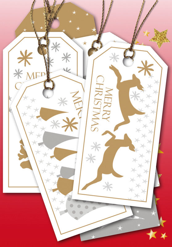 HERMA Geschenkanhänger – Weihnachten – 6 Anhänger – Papier – 40 × 80 mm