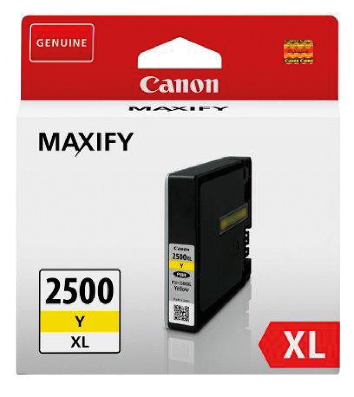 Canon Tintenpatrone PGI-2500XLY, Gelb, 1'520 Seiten – für Canon-Drucker