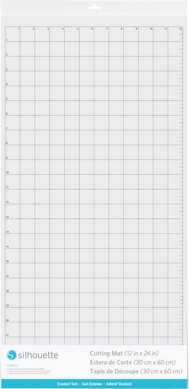 Silhouette Schneidematte StandardGrip – 300×600 mm, normal klebend, für Silhouette Schneideplotter, mehrfarbig