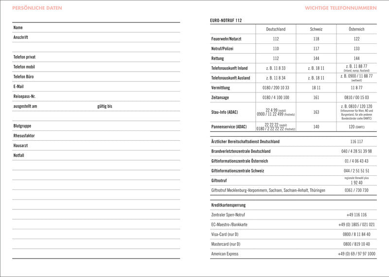 Heye Lady Agenda – 1 Woche/2 Seiten, gebunden, A6, Jan–Dez 2027, Weiss, FSC