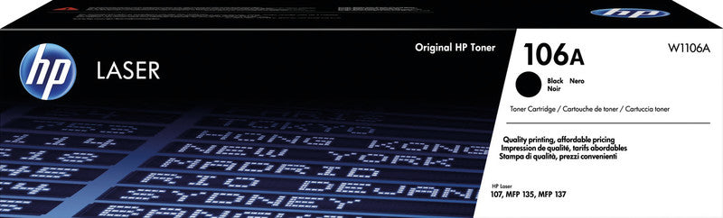 HP Toner 106A – schwarz, 1000 Seiten
