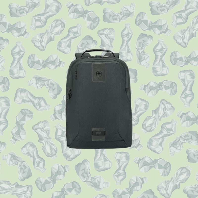Wenger/SwissGear Wenger MX ECO Professional – Notebook-Rucksack – für 16"-Notebook, 20 l, rPET (recyceltes PET), grau