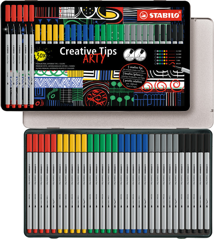 STABILO Filzstifte Classic, 6 Farben, 30 Stück