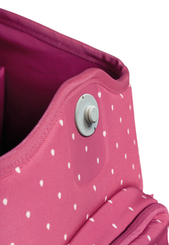 Beckmann Schulrucksack Plus Air – Strawberry – 28,0×40,5×23,0 cm – 20 l – Recycelte Materialien