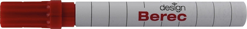 Berec Board-Marker – Rundspitze 1-4 mm – Rot – Trocken abwischbar