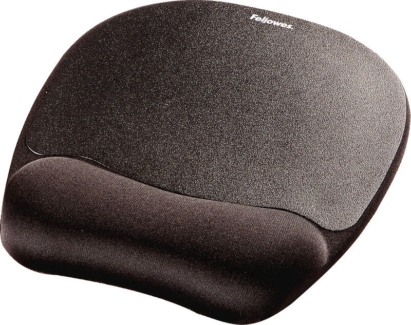 Fellowes Mausmatte mit Handgelenkauflage – Memory Foam – 235×201×25 mm – Schwarz