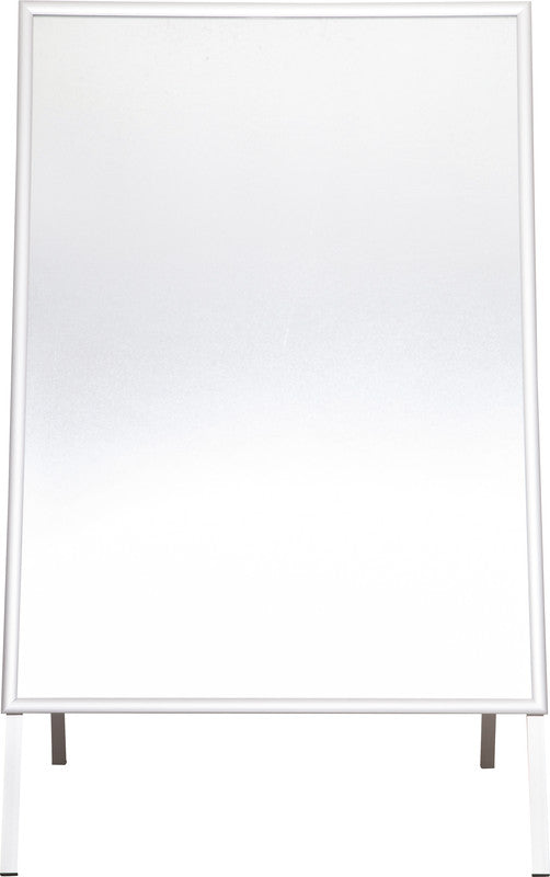 MAUL Plakatständer – für A0 hoch, silber, Metall/Kunststoff, 873×940×1403 mm