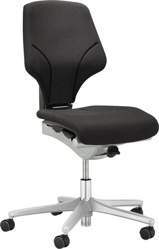 Giroflex Bürostuhl 64 – Sitzhöhe 40–52 cm, 110 kg, Schwarz