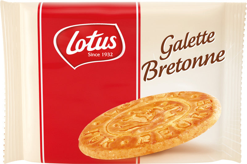 IBM Lotus Gebäck – Bretonischer Butterkeks, Schachtel, 180 Stück (1,26 kg)