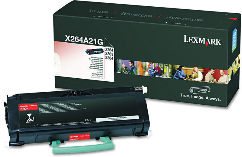 Lexmark Toner – schwarz, 3500 Seiten – für Mono-Laserdrucker/Multifunktionsgeräte