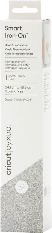 Cricut Aufbügelfolie – Silber – 241 × 483 mm – für JOY Xtra Schneideplotter
