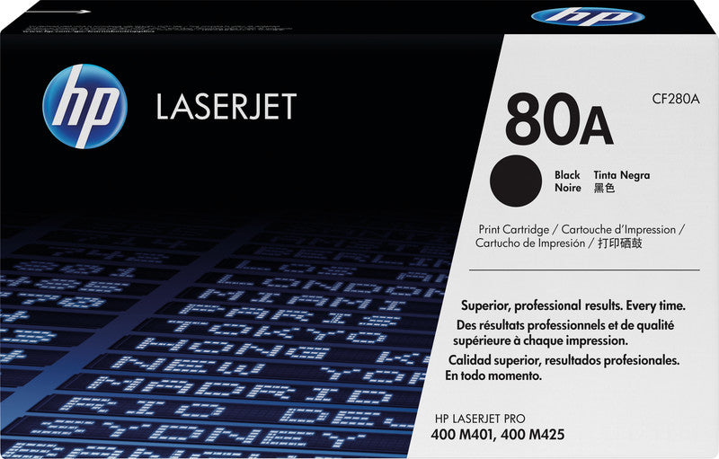HP Toner 80A – schwarz, 2700 Seiten
