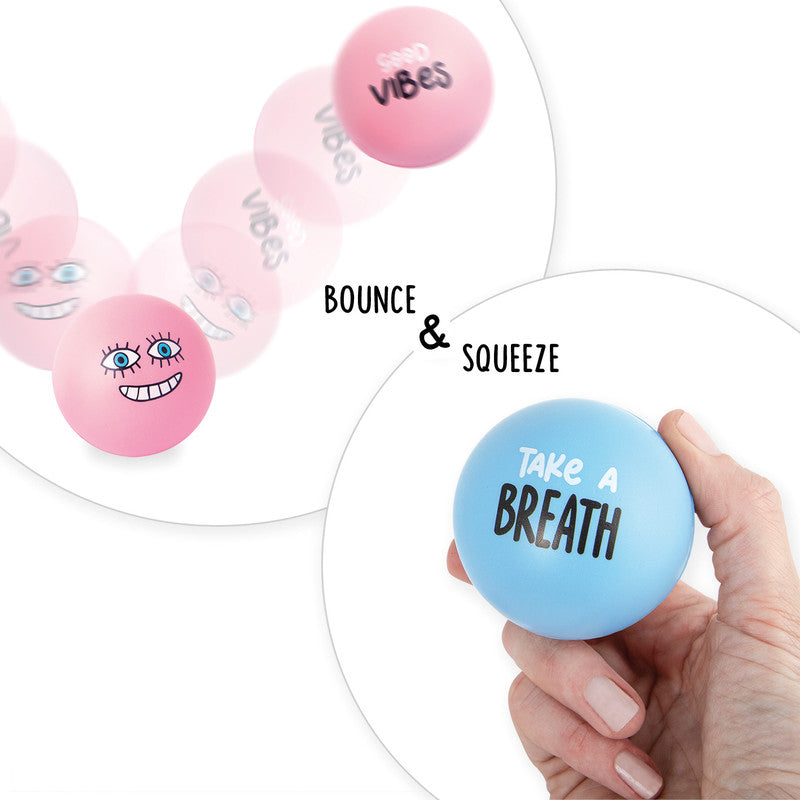 Trendhaus Stressball – Ø 62 mm, mehrfarbig